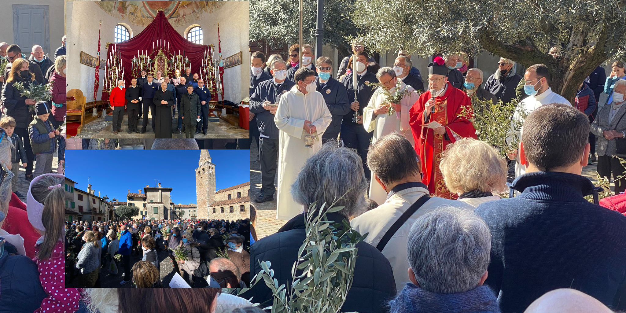 Copertina per Grado, al via le celebrazioni della Settimana Santa: oltre 500 per le Palme